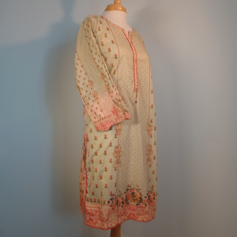 Sweet Spring Green Khameez from Bin Saeed